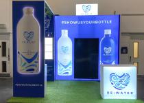 Re:water stand, backlit walls and counter