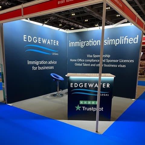 Photo of Edgewater Legal stand at The Business Show 2024